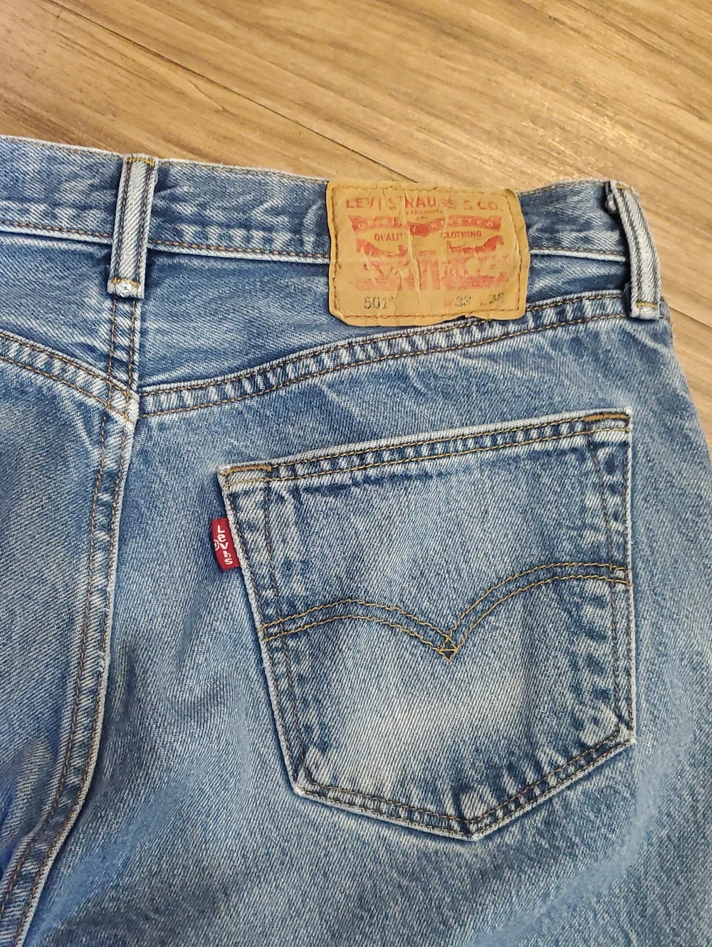 Levi's Men's Straight Light Blue Denim Jeans